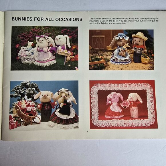 Sock Bunnies Designer Series Craft Pattern Booklet By Quick Publications - Picture 4 of 16